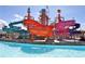 Exciting colorful waterslides at Island H2O Live! promising fun for all ages at 3083 Key Lime Loop, Kissimmee, FL 34747
