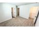 Bedroom with carpet and walk-in closet featuring wire shelving at 3259 Energy Dr, Kissimmee, FL 34747
