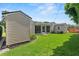 Beautiful backyard with lush green grass and a well-maintained exterior at 3514 Golfview Blvd, Orlando, FL 32804