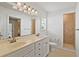 Bathroom with double sinks, and walk-in tiled shower at 3514 Golfview Blvd, Orlando, FL 32804