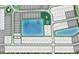 Neighborhood map view showing lot numbers, streets, and proximity to neighborhood amenities at 4787 Guinep Ln, Kissimmee, FL 34758