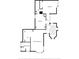 Layout showing a floor plan with bedrooms, hall, bath, and primary bedroom at 796 Mcintyre Ave, Winter Park, FL 32789