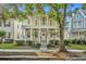 Charming two-story home with a double porch, white columns, and a well-maintained front yard at 821 Veranda Pl, Celebration, FL 34747