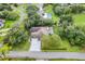 An aerial view showing a well-kept residence in a lush, green neighborhood at 89 Pine Forest Ln, Haines City, FL 33844