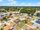 Home aerial view highlighting the property in a quiet residential area at 1132 Feather Dr, Deltona, FL 32725
