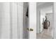 Bathroom featuring a shower with a white curtain at 1065 S Hiawassee Rd # 1436, Orlando, FL 32835
