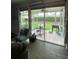 Screened patio offers a relaxing outdoor space with views of the backyard at 2667 River Landing Dr, Sanford, FL 32771