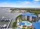 Waterfront condo community overlooking the bay and featuring a community swimming pool at 2700 N Peninsula Ave # 314, New Smyrna Beach, FL 32169