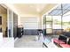 Covered patio featuring tile flooring and a bar-b-q area at 3556 Cheswick Dr, Ocoee, FL 34761