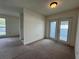 Open living area with sliding glass doors at 402 Dorchester Sq, Lake Mary, FL 32746