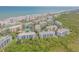 Wonderful aerial view showcasing the community and the beach at 5300 S Atlantic Ave # 2-501, New Smyrna Beach, FL 32169