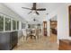 Bright dining area with large windows and tile flooring at 5340 Jones Rd, St Cloud, FL 34771