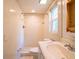 Bathroom featuring a shower/tub, a standard toilet, and a single sink vanity and storage at 633 Hermits Trail, Altamonte Springs, FL 32701