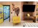 The themed bedroom features playful wall decor, a vibrant color scheme, and inviting furnishings for a cheerful atmosphere at 8109 Ludington Cir, Orlando, FL 32836