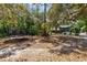 Large backyard with trampoline, seating area and view of the home offering plenty of space for outdoor activities at 840 Dyson Dr, Winter Springs, FL 32708