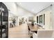Inviting dining room with vaulted ceilings, wood floors, and seamless access to other living areas at 840 Dyson Dr, Winter Springs, FL 32708