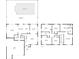 Complete floor plan featuring layout, dimensions for the first and second floors at 13640 Dornoch Dr, Orlando, FL 32828
