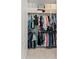 A well organized walk-in closet provides ample storage space at 1925 Estuary Ln, Kissimmee, FL 34747