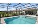 Stunning screened-in pool with spa, seamlessly blending indoor and outdoor living spaces at 1925 Estuary Ln, Kissimmee, FL 34747