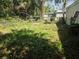 The home's backyard with lush green ground cover, trees, a grill, and a ladder at 2507 Lafayette Ave, Winter Park, FL 32789