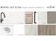 Main house materials, featuring a kitchen faucet, countertop, backsplash, and vinyl plank flooring at 2963 Embark Trail, St Cloud, FL 34771