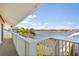 Waterfront views from a large balcony offering ample space and scenic outdoor enjoyment at 3216 John Anderson Dr, Ormond Beach, FL 32176