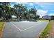 Outdoor basketball court with well-maintained surface and clear boundary lines at 4932 Eastlake Vista Dr, St Cloud, FL 34771