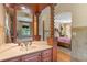 Gorgeous bathroom with a marble countertop, soaking tub, and elegant tile work at 511 Woodlawn Blvd, Orlando, FL 32801