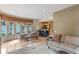 Bright living room with hardwood floors and a view of the kitchen at 511 Woodlawn Blvd, Orlando, FL 32801