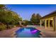 Beautiful backyard pool featuring a slide, and spacious seating perfect for outdoor entertainment at 6143 Cartmel Ln, Windermere, FL 34786