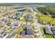 Scenic aerial view of a residential community with lush greenery, lakes, and well-maintained homes at 6667 Alder Rd, Harmony, FL 34773