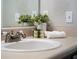 Bathroom vanity with countertop decor at 8997 Lee Vista Blvd # 2009, Orlando, FL 32829