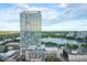 Aerial view of the modern high rise condo with a downtown location at 150 E Robinson St # 2506, Orlando, FL 32801
