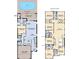 Detailed floor plan illustrating the layout of the first and second floors, including the bedrooms, bathrooms, and living areas at 15980 Cape Coral Loop, Clermont, FL 34714