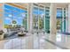 Lobby boasts tile floors, large windows, seating and plant at 322 E Central Blvd # 1008, Orlando, FL 32801