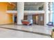 An elegant lobby with modern design elements, a sleek reception desk, and a welcoming atmosphere at 322 E Central Blvd # 1008, Orlando, FL 32801