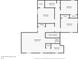 Second floor plan illustrating the bedroom, bathroom, and Gathering room layout with precise measurements at 987 Alston Bay Blvd, Apopka, FL 32703