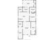 Detailed blueprint presents an overview of the home's layout, including the living area, bedrooms, kitchen, and bathrooms at 1110 Virginia Ave, St Cloud, FL 34769