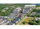 Aerial view of townhome complex near Griffin Farms Shopping Center at 1123 Mahonia Ct, Lake Mary, FL 32746