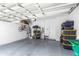 Spacious garage with epoxy flooring and organized storage solutions at 1123 Mahonia Ct, Lake Mary, FL 32746