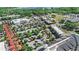 Aerial view of shopping center with ample parking, including a Wegmans grocery store at 1123 Mahonia Ct, Lake Mary, FL 32746