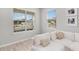 Cozy living room with two bright windows and comfortable seating at 1324 Painted Bunting Ave, Oakland, FL 34787
