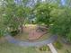 Aerial view of community playground with lush green surroundings and modern play equipment, for fun outdoor play at 1324 Painted Bunting Ave, Oakland, FL 34787