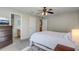 Comfortable bedroom with ensuite bath access at 1461 Sothell St, The Villages, FL 32162