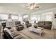 Open-concept living space with a seamless flow between living and kitchen areas at 2795 Westyn Cove Ln, Ocoee, FL 34761