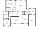 Detailed floor plan showcasing the layout of the home, including bedrooms, bathrooms, and living spaces at 303 W Par St, Orlando, FL 32804