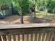 Back yard view from the deck looking out to a wooded area at 330 Scottsdale Sq # 330, Winter Park, FL 32792