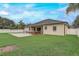 A well-maintained backyard featuring a pool, patio, and grassy area, creating an ideal space for outdoor enjoyment at 440 Skyview Pl, Chuluota, FL 32766