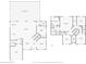 Detailed floor plan showcasing the layout of the home with dimensions for each room on both floors at 772 Pickfair Ter, Lake Mary, FL 32746