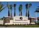 Summerlake community sign with palm trees and a water fountain at 7809 Purple Finch St, Winter Garden, FL 34787